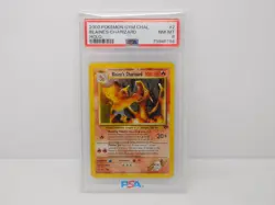 2000 Pokemon Gym Challenge Blaine's Charizard card 2/132 PSA 8 NM-MT - Image 1