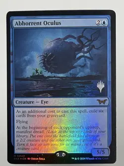 Foil Abhorrent Oculus - Promo Pack NM-Mint, English Planeswalker Stamped MTG - Image 1