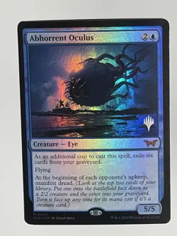 Foil Abhorrent Oculus - Promo Pack NM-Mint, English Planeswalker Stamped MTG - Image 2