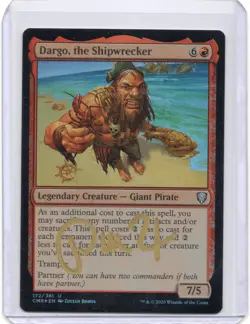 Dargo, the Shipwrecker Foil Signed Sketched Artist Proof MTG RARE - Image 1