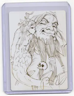 Dargo, the Shipwrecker Foil Signed Sketched Artist Proof MTG RARE - Image 2