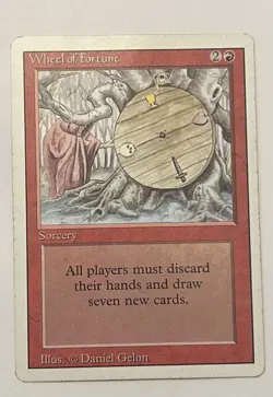 MTG Wheel of Fortune #185 Revised Edition Regular - Image 1