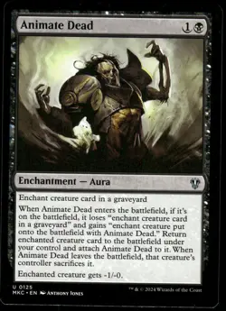 1x Animate Dead - Commander: Murders at Karlov Manor - NM - MTG - Image 1