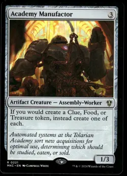 1x Academy Manufactor - Commander: Murders at Karlov Manor - NM - MTG - Image 1