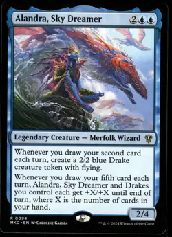 1x Alandra, Sky Dreamer - Commander: Murders at Karlov Manor - NM - MTG - Image 1