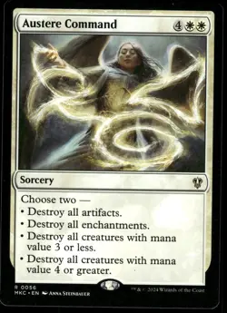 1x Austere Command - Commander: Murders at Karlov Manor - NM - MTG - Image 1