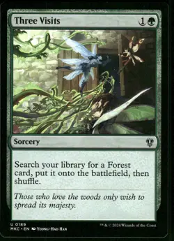 1x Three Visits - Commander: Murders at Karlov Manor - NM - MTG - Image 1