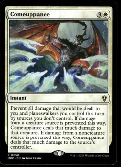 1x Comeuppance - Commander: Murders at Karlov Manor - NM - MTG - Image 1