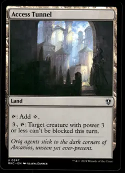 1x Access Tunnel - Commander: Murders at Karlov Manor - NM - MTG - Image 1