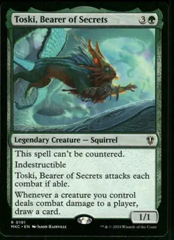 1x Toski, Bearer of Secrets - Commander: Murders at Karlov Manor - NM - MTG - Image 1