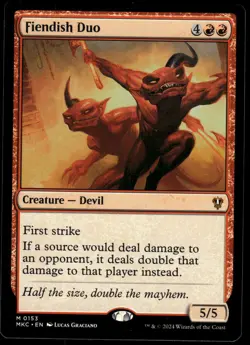 1x Fiendish Duo - Commander: Murders at Karlov Manor - NM - MTG - Image 1