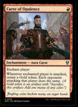 1x Curse of Opulence - Commander: Murders at Karlov Manor - NM - MTG - Image 1