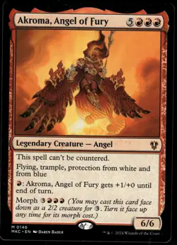 1x Akroma, Angel of Fury - Commander: Murders at Karlov Manor - NM - MTG - Image 1