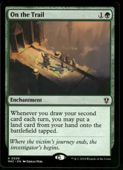 1x On the Trail - Commander: Murders at Karlov Manor - NM - MTG - Image 1