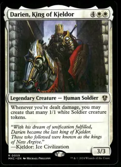 1x Darien, King of Kjeldor - Commander: Murders at Karlov Manor - NM - MTG - Image 1