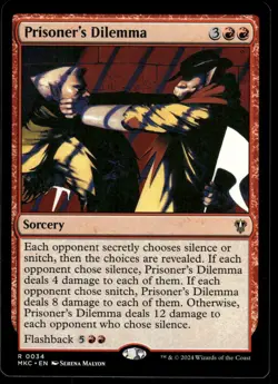 1x Prisoner's Dilemma - Commander: Murders at Karlov Manor - NM - MTG - Image 1