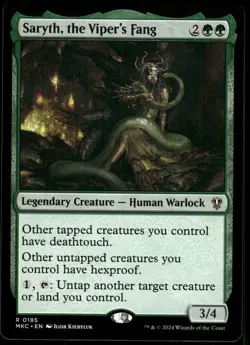 1x Saryth, the Viper's Fang - Commander: Murders at Karlov Manor - NM - MTG - Image 1