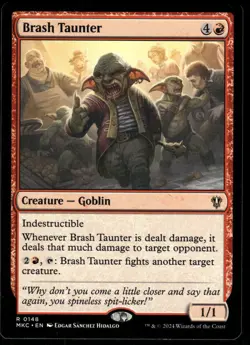 1x Brash Taunter - Commander: Murders at Karlov Manor - NM - MTG - Image 1