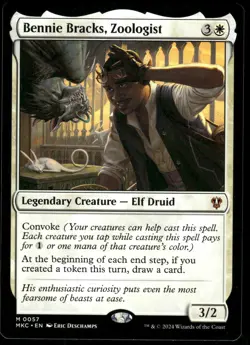 1x Bennie Bracks, Zoologist - Commander: Murders at Karlov Manor - NM - MTG - Image 1