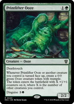 1x Printlifter Ooze - Commander: Murders at Karlov Manor - NM - MTG - Image 1