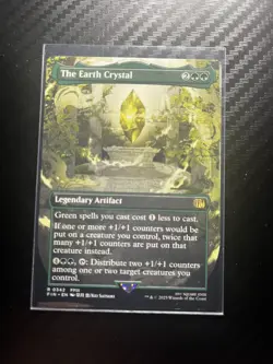 The Earth Crystal (Borderless) Final Fantasy Regular R0342 near Mint - Image 1