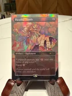 Paradise Mantle – Secret Lair Drop Foil – MTG – Near Mint – Artifact Equipment - Image 1