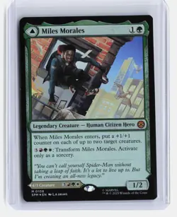 Miles Morales / Ultimate Spider-Man MTG Spider-Man #108 Mythic Dual Foil - Image 1