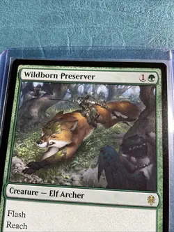 Wildborn Preserver Throne of Eldraine Regular 182 Rare NM MTG - Image 4