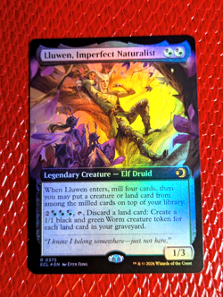 Lluwen, Imperfect Naturalist (Extended Art) Foil Lorwyn Eclipsed 375 NM - Image 1
