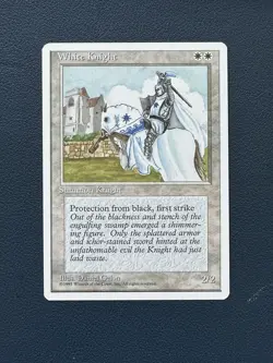 White Knight - Fourth 4th Edition - MTG Magic the Gathering - Image 1