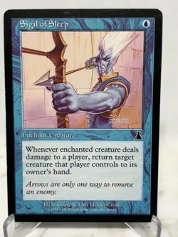 MTG Sigil of Sleep (LP) From: Urza's Destiny : Magic the gathering - Image 1