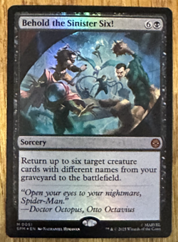 MTG Marvel Spider-Man, Behold the Sinister Six! - Foil - Image 1