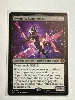 Gwenom, Remorseless Marvel's Spider-Man Regular Magic The Gathering M 0056 SPM - Image 1