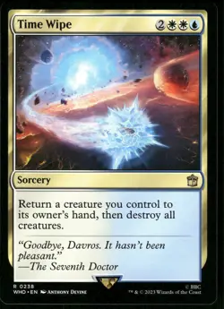 1x Time Wipe - Universes Beyond: Doctor Who - NM - MTG - Image 1