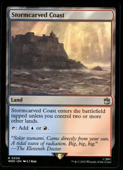 1x Stormcarved Coast - Universes Beyond: Doctor Who - NM - MTG - Image 1