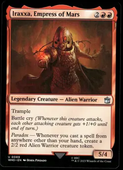 1x Iraxxa, Empress of Mars - Universes Beyond: Doctor Who - NM - MTG - Image 1