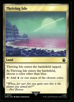 1x Thriving Isle - Universes Beyond: Doctor Who - NM - MTG - Image 1