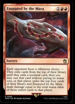 1x Ensnared by the Mara - Universes Beyond: Doctor Who - NM - MTG - Image 1
