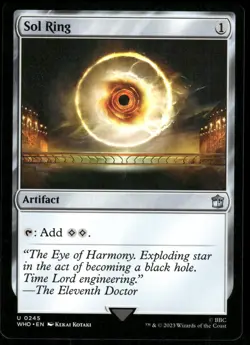 1x Sol Ring - Universes Beyond: Doctor Who - NM - MTG - Image 1