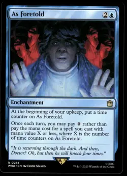 1x As Foretold - Universes Beyond: Doctor Who - NM - MTG - Image 1