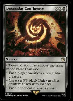 1x Doomsday Confluence - Universes Beyond: Doctor Who - NM - MTG - Image 1