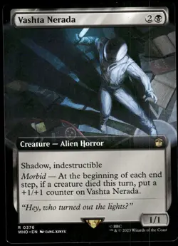 1x Vashta Nerada (Extended Art) - Universes Beyond: Doctor Who - NM - MTG - Image 1