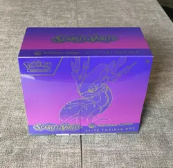 Scarlet and Violet Base Set Pokemon Center Exclusive ETB (Miraidon) New - Image 1