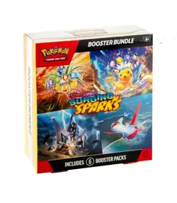 Pokemon TCG Surging Sparks Booster Bundle 6 sealed Packs - Image 3