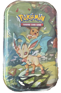Pokemon TCG Scarlet & Violet Prismatic Evolutions Mini Tin Sealed [Leafeon] - Image 1