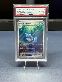 2023 EN Pokemon Scarlet & Violet 151 Wartortle 171/165 Illustration Rare PSA 10 - Image 1