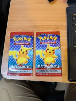 (2x) Pokemon Match Battle McDonalds 2022 Promo Booster Packs New Factory Sealed - Image 1