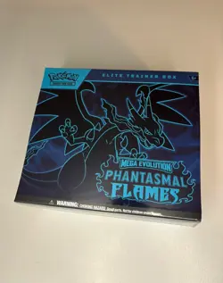 Pokemon TCG Mega Evolution Phantasmal Flames Elite Trainer Box- ETB Sealed - Image 1