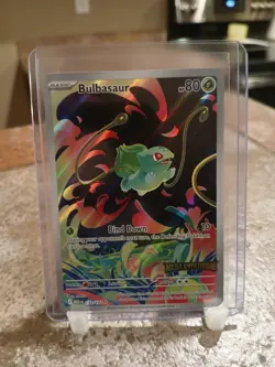 Pokemon TCG Bulbasaur 133/132 Mega Evolution Stamped Promo (LP/NM) - Image 1