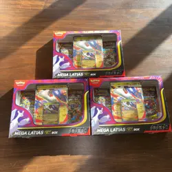 Mega Latias EX Box X3 Pokemon TCG.. - Image 1